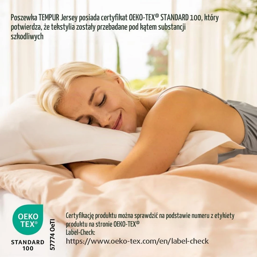 TEMPUR Jersey pagalvės užvalkalas ErgoPlus, Noxara, Original ir Aspera pagalvėms 73000814