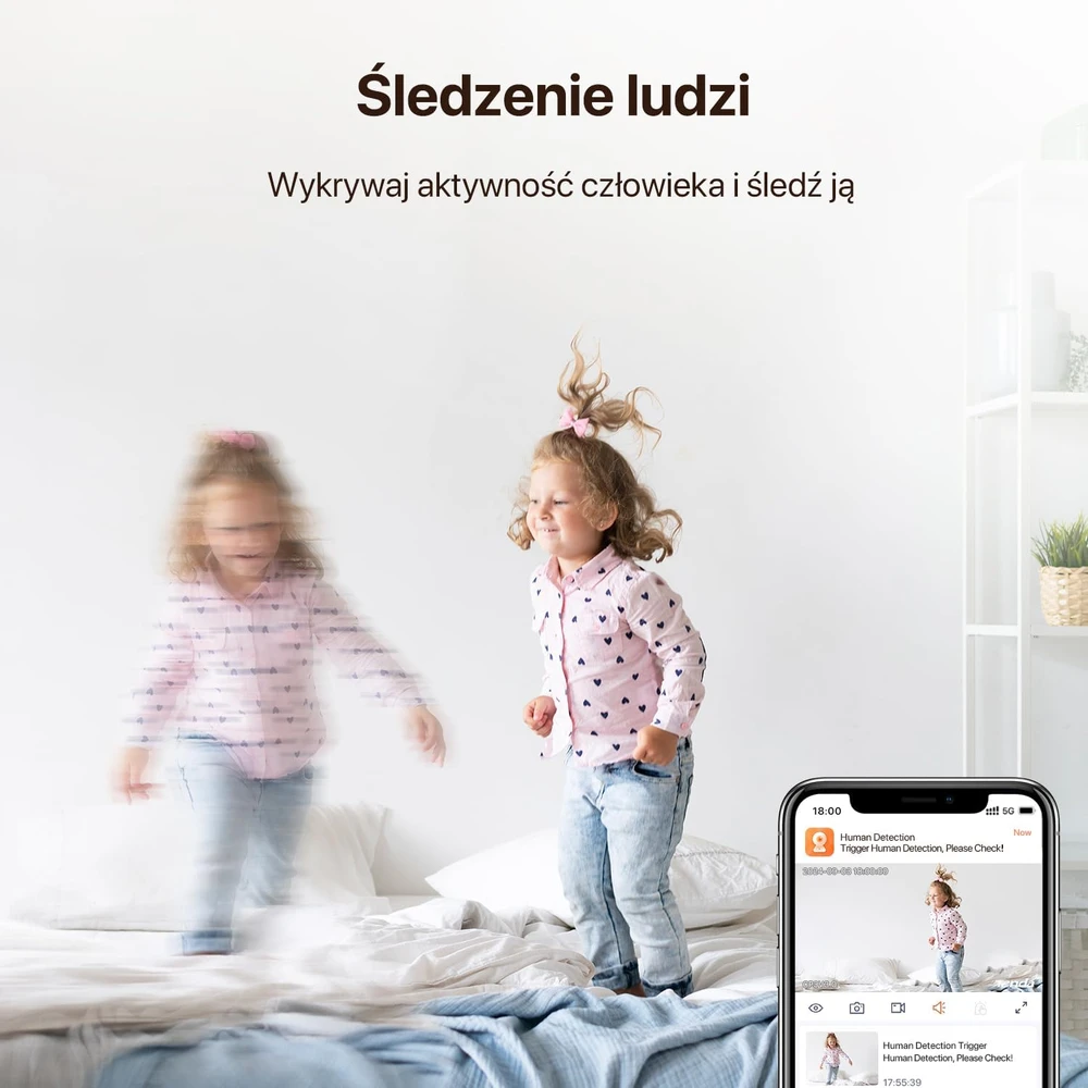 Tenda Wi-Fi vidaus stebėjimo kamera 2K 3 MP su dvipusiu garsu CP3 V3.0