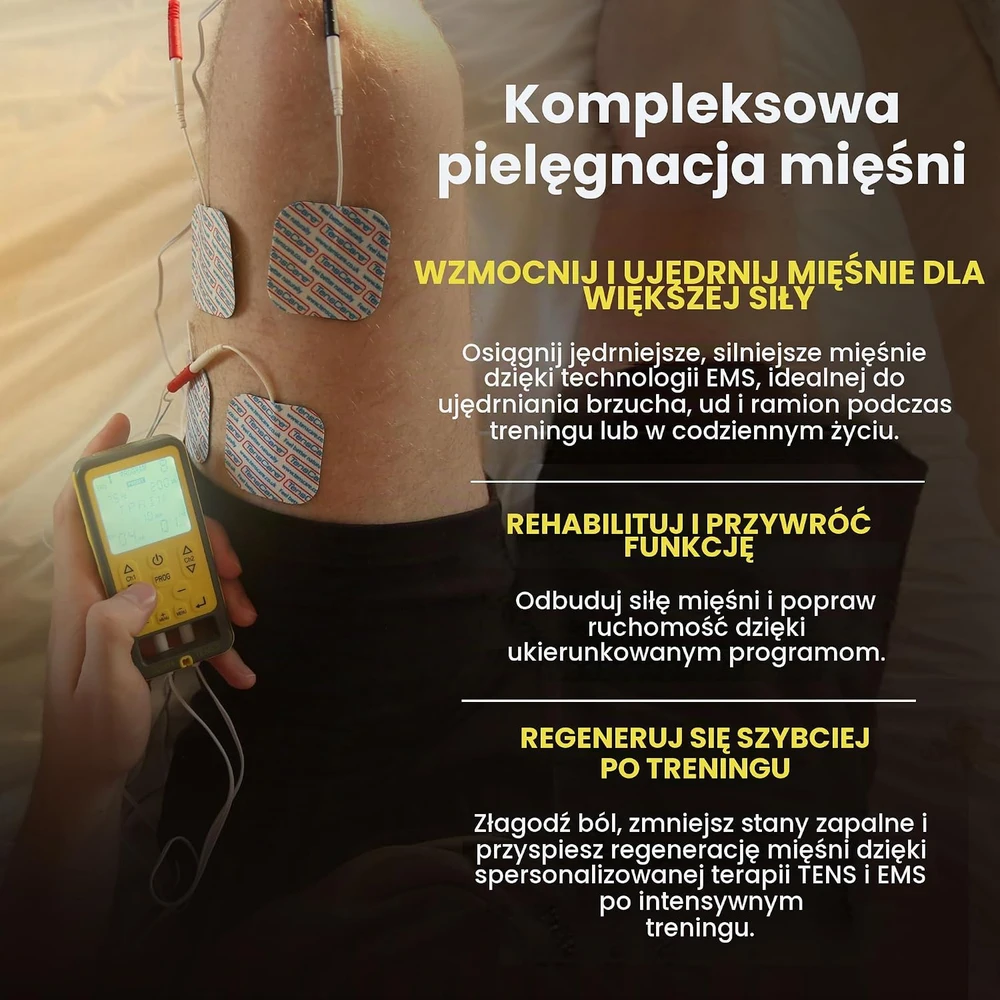 TensCare Sports TENS/EMS elektrostimuliatorius su 55 programomis K-SP2-DE