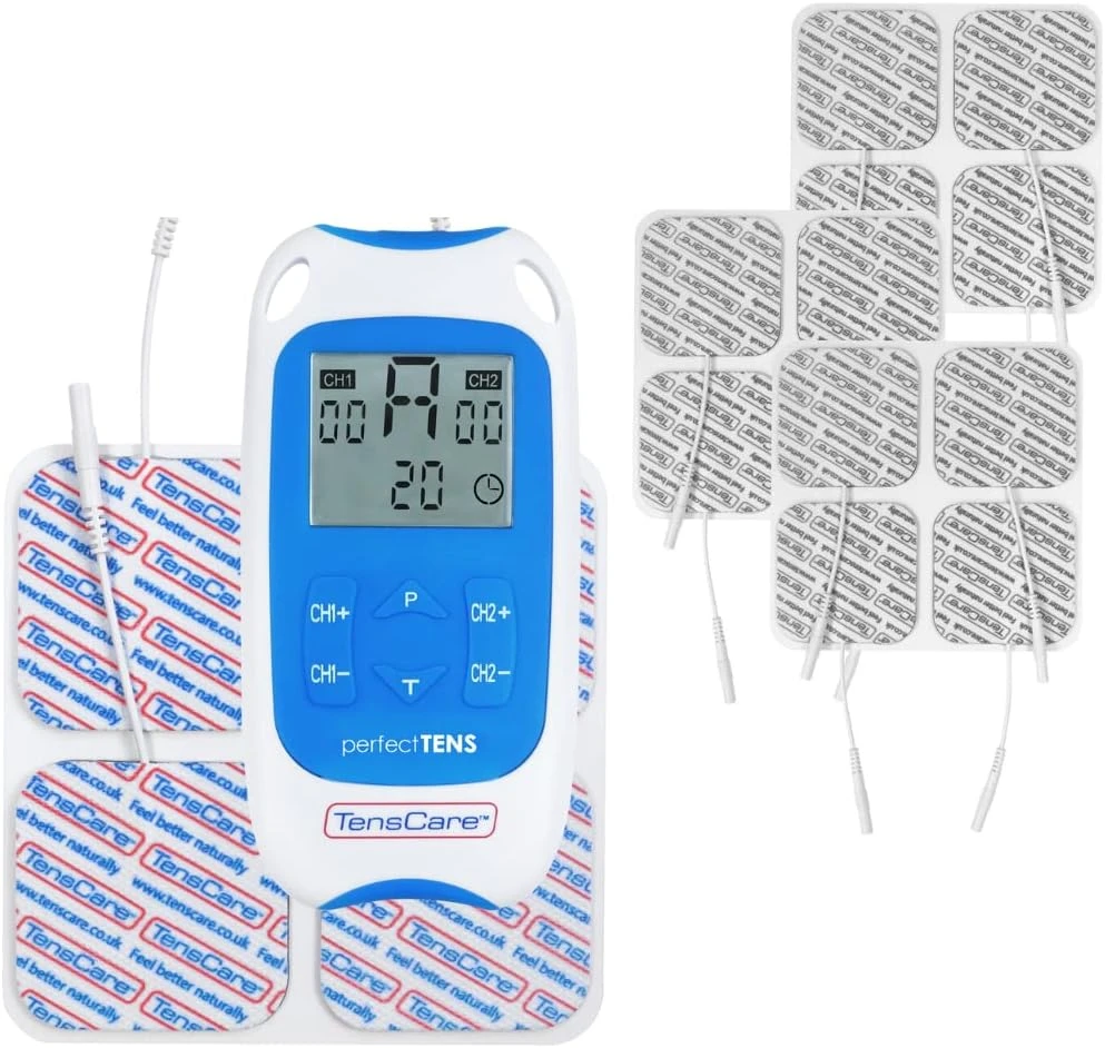 TensCare TENS elektrostimuliatorius skausmui malšinti, 8 programos, Perfect Tens