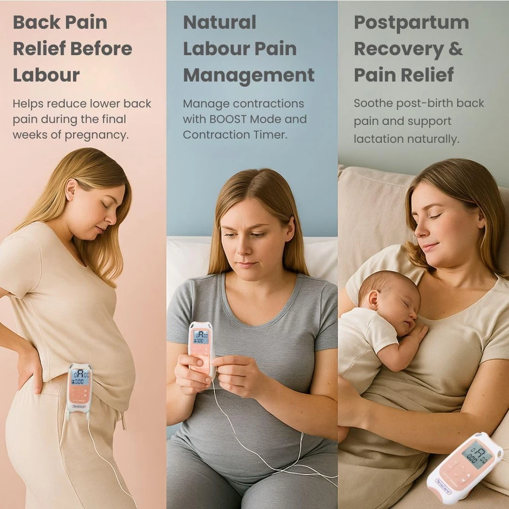 Tenscare NĖŠČIŲJŲ SKAUSMO MAŽINIMO PRIETAISAS „PERFECT MAMA +”