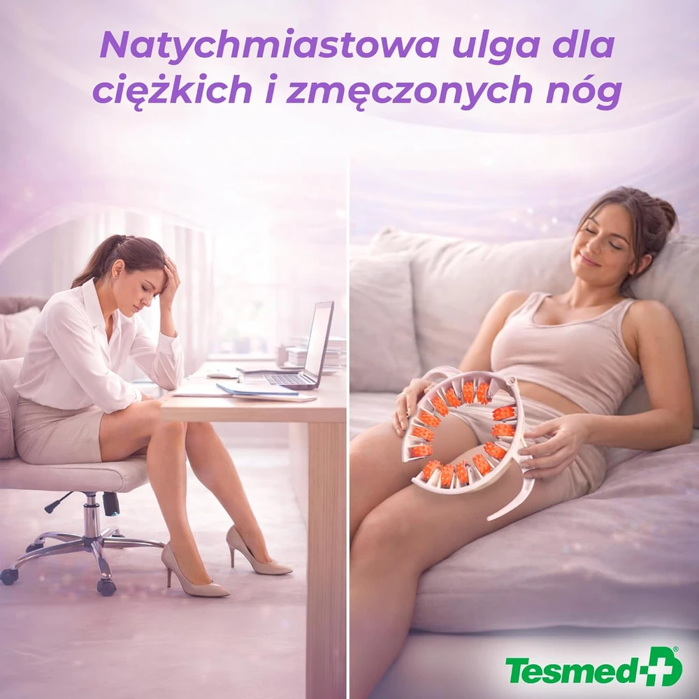 TESMED rankinis anticeliulitinis masažuoklis su patentuotais voleliais, ergonomiškas, Cellulite Smooth