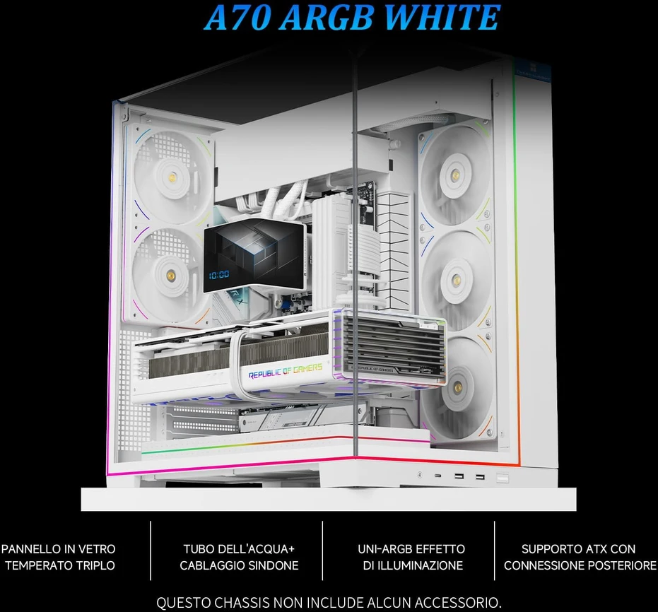 Thermalright A70 Baltas ARGB