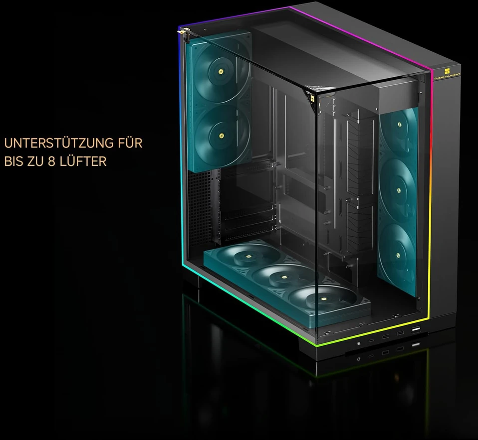 Thermalright A70 ARGB Kompiuterio Korpusas | Juodas