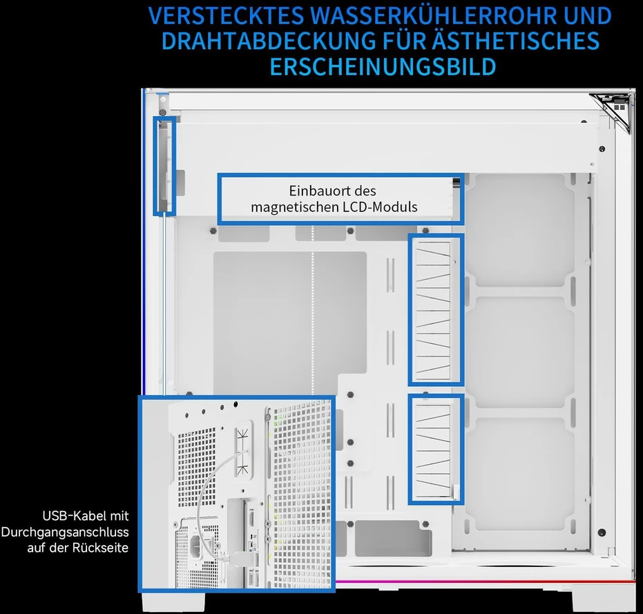 Thermalright A70 Vision Baltas ARGB