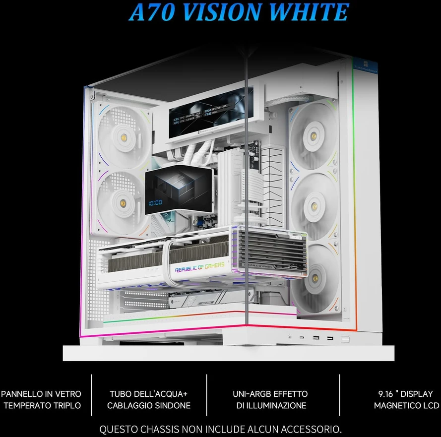 Thermalright A70 Vision Baltas ARGB
