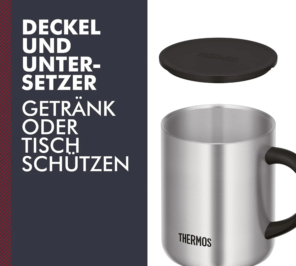 Thermos dvigubų sienelių nerūdijančiojo plieno termopuodelis 350 ml 4071205035