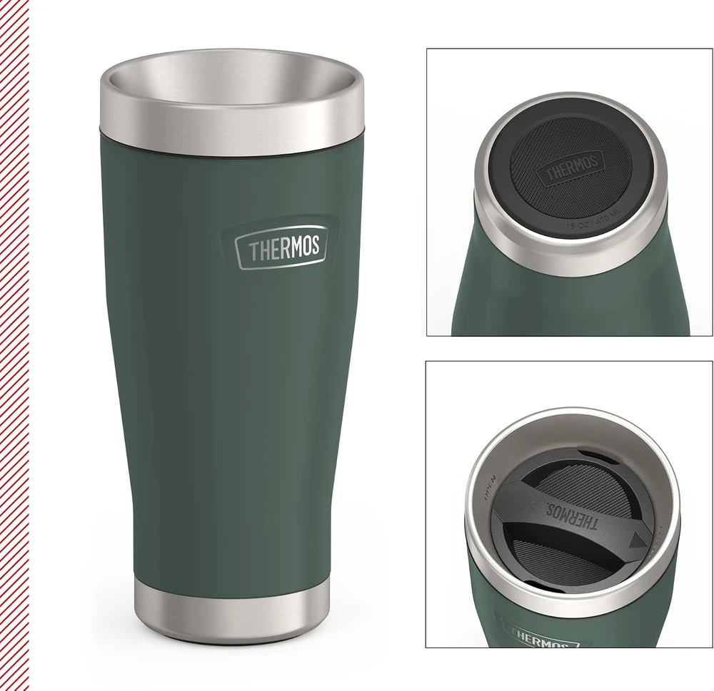 Thermos nerūdijančiojo plieno termopuodelis 470 ml, šilumą išlaiko iki 7 val., šaltį – iki 22 val., 4121353047