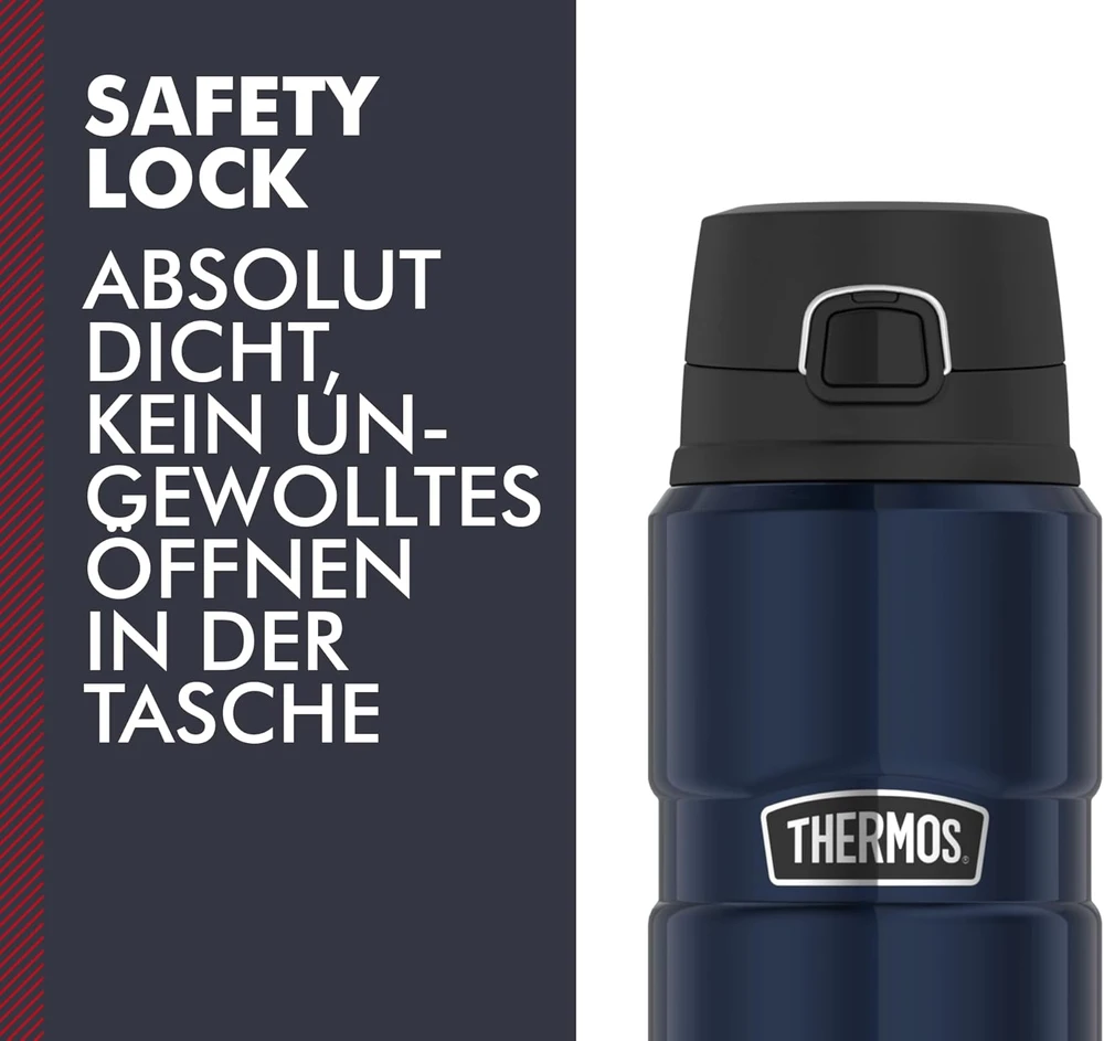 Thermos nerūdijančiojo plieno termosas 0,7 l, mėlynas, STAINLESS KING BOTTLE