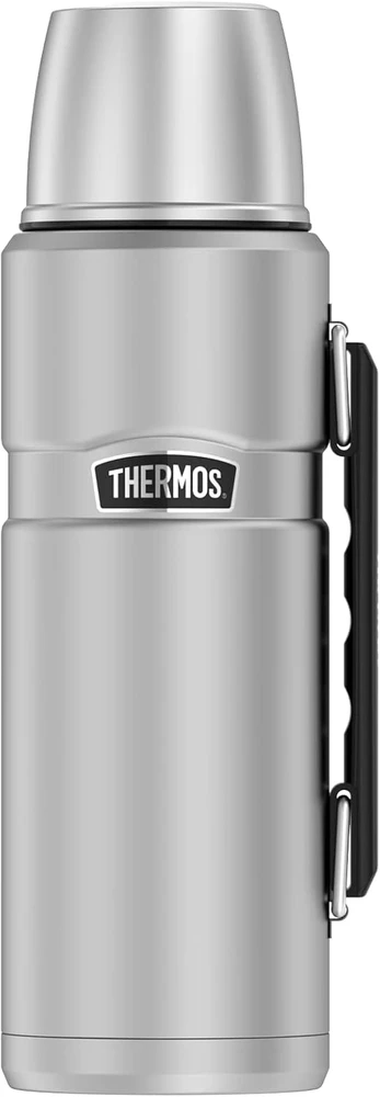 Thermos nerūdijančiojo plieno termosas 1,2 l sidabrinis Stainless King