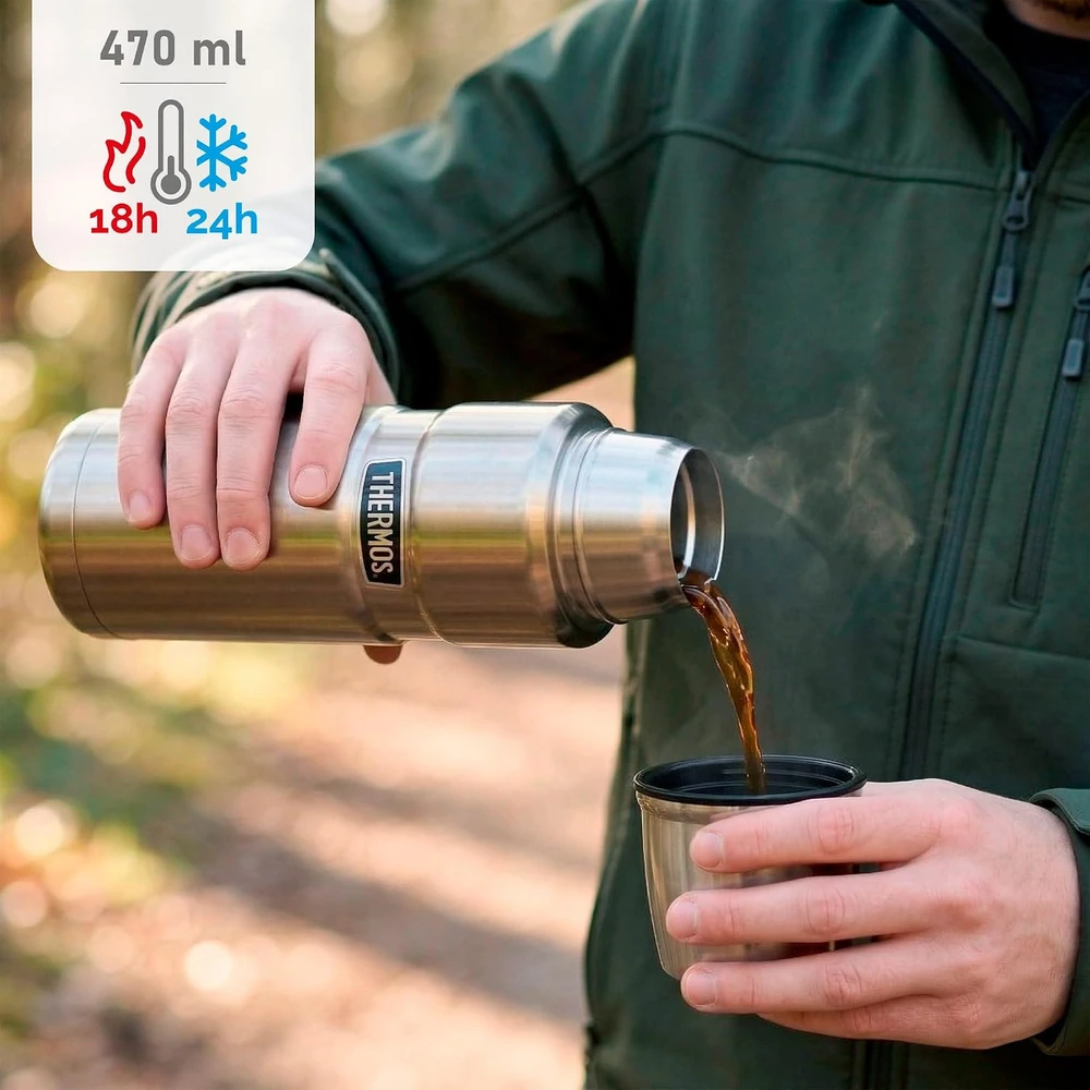 Thermos termosas Stainless King 470 ml, nerūdijančiojo plieno, 4003.205.047