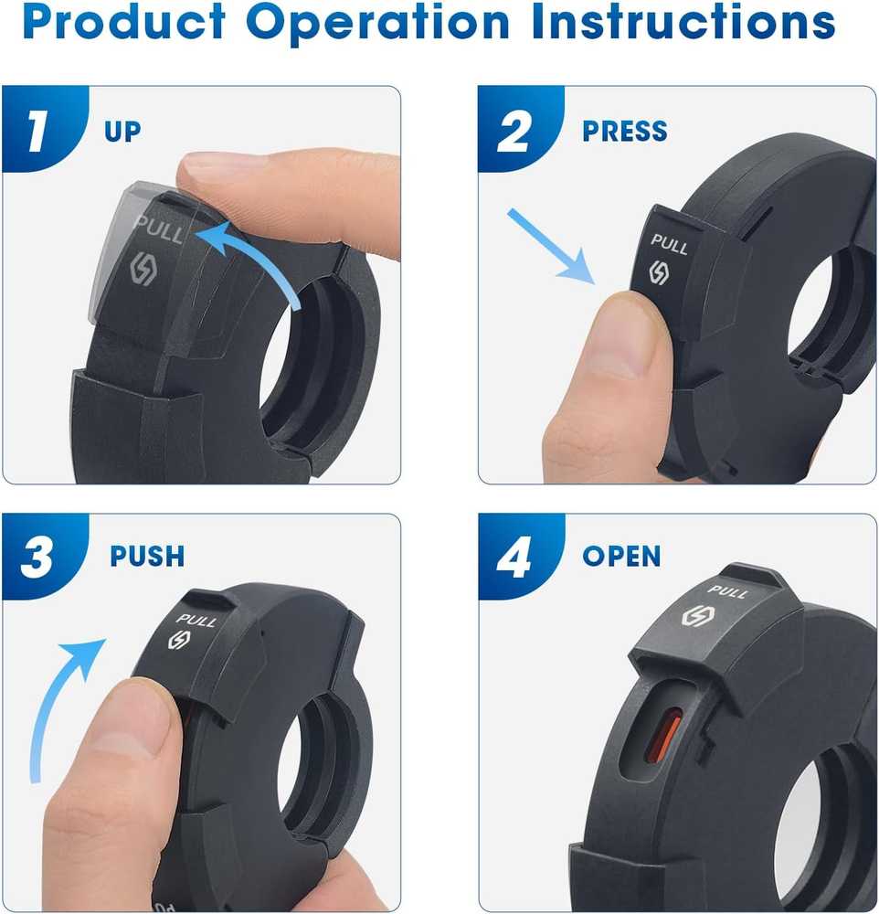 Thlevel USB motociklo įkroviklis, PD tipo C ir USB jungtys, 12–24V