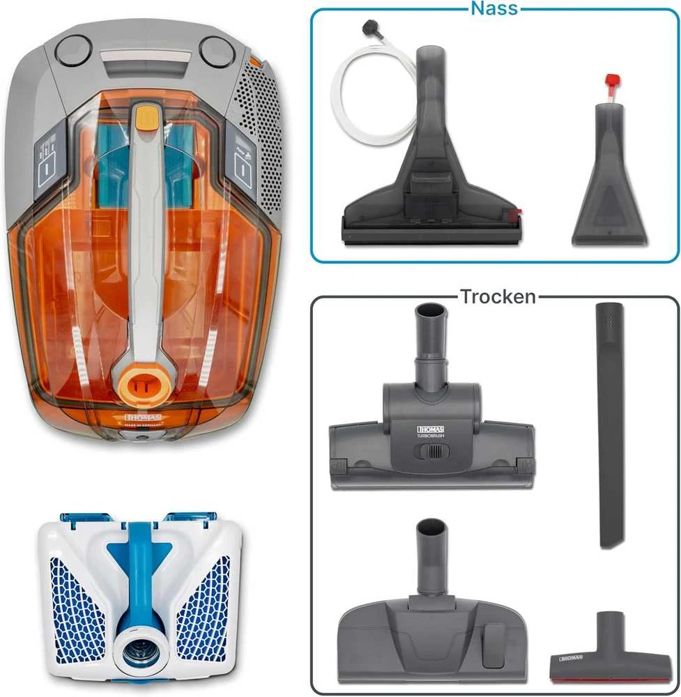 Dulkių siurblys Aukščiausios Premium klasės siurblys Thomas Pet& Family Aqua+