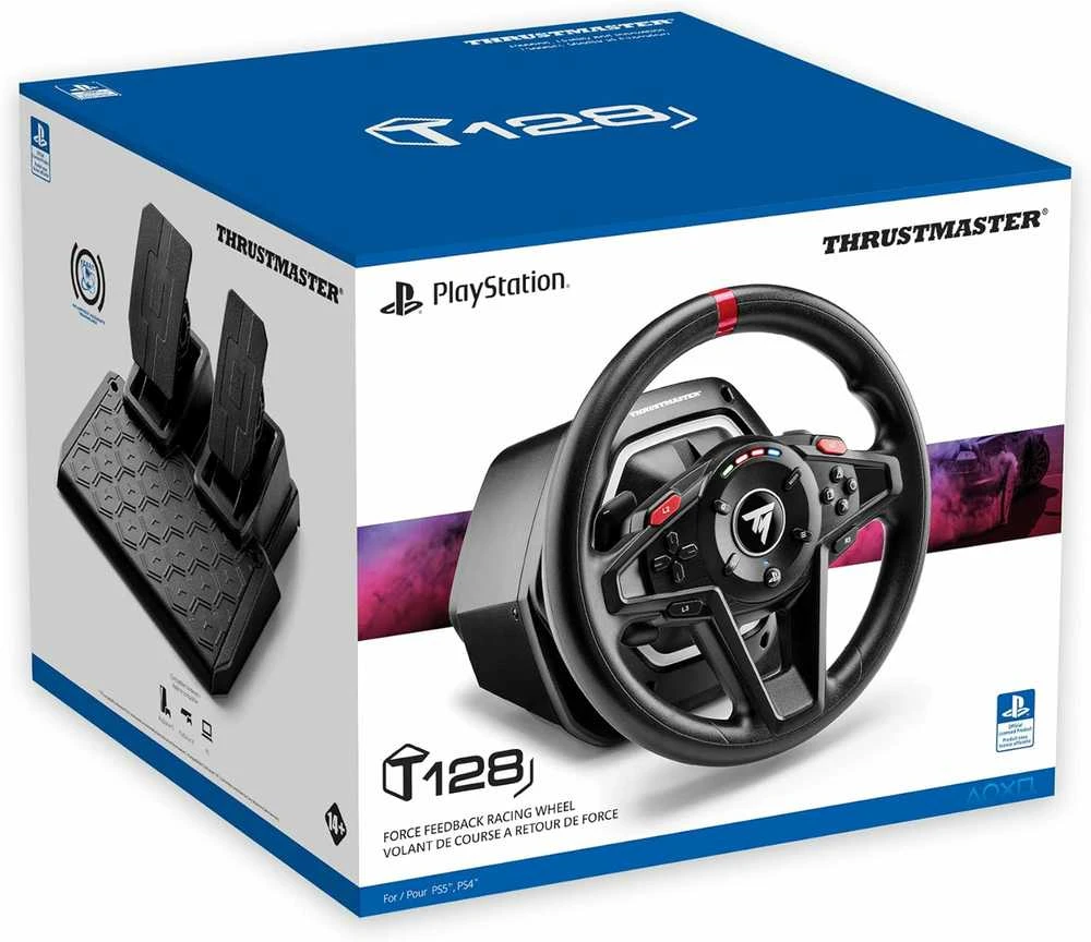 Žaidimų vairas su pedalais Thrustmaster T128