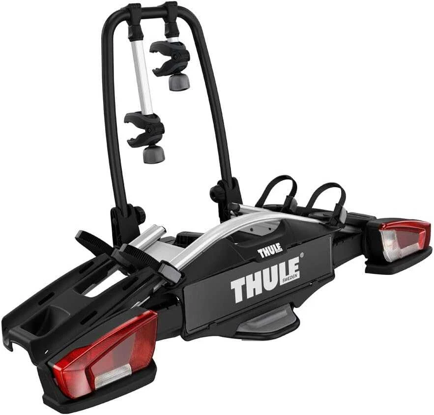 Thule dviračių laikiklis automobiliui VeloCompact 2 dviračiams, 13 PIN, aliuminis