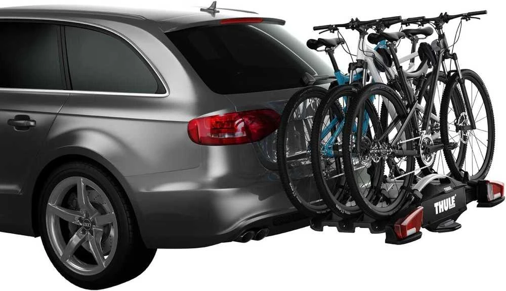 Thule dviračių laikiklis automobiliui VeloCompact 2 dviračiams, 13 PIN, aliuminis