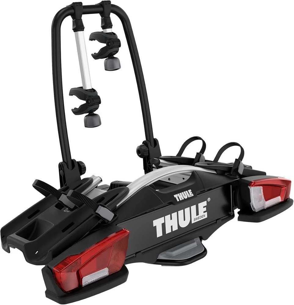 Thule dviračių laikiklis automobiliui VeloCompact 2 dviračiams, 13 PIN, aliuminis