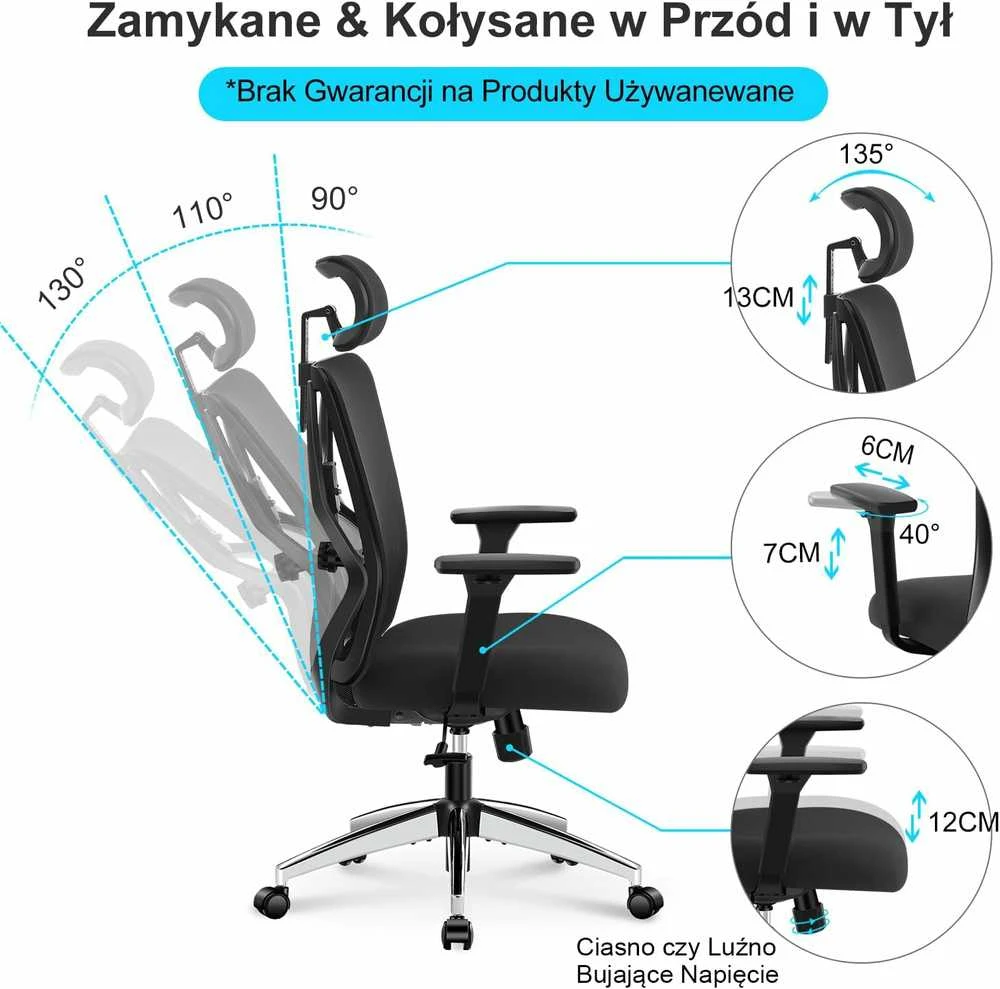 Ticova Ergonominė biuro kėdė