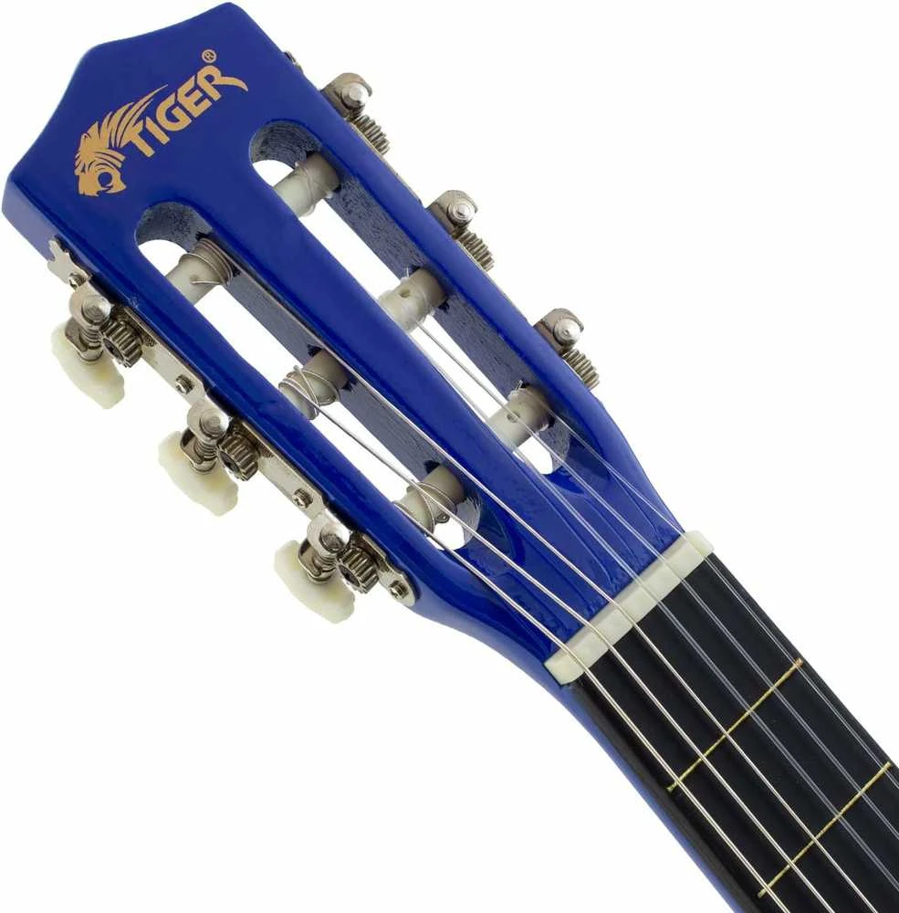 Tiger Beginner 1/2 dydžio klasikinė gitara, mėlyna