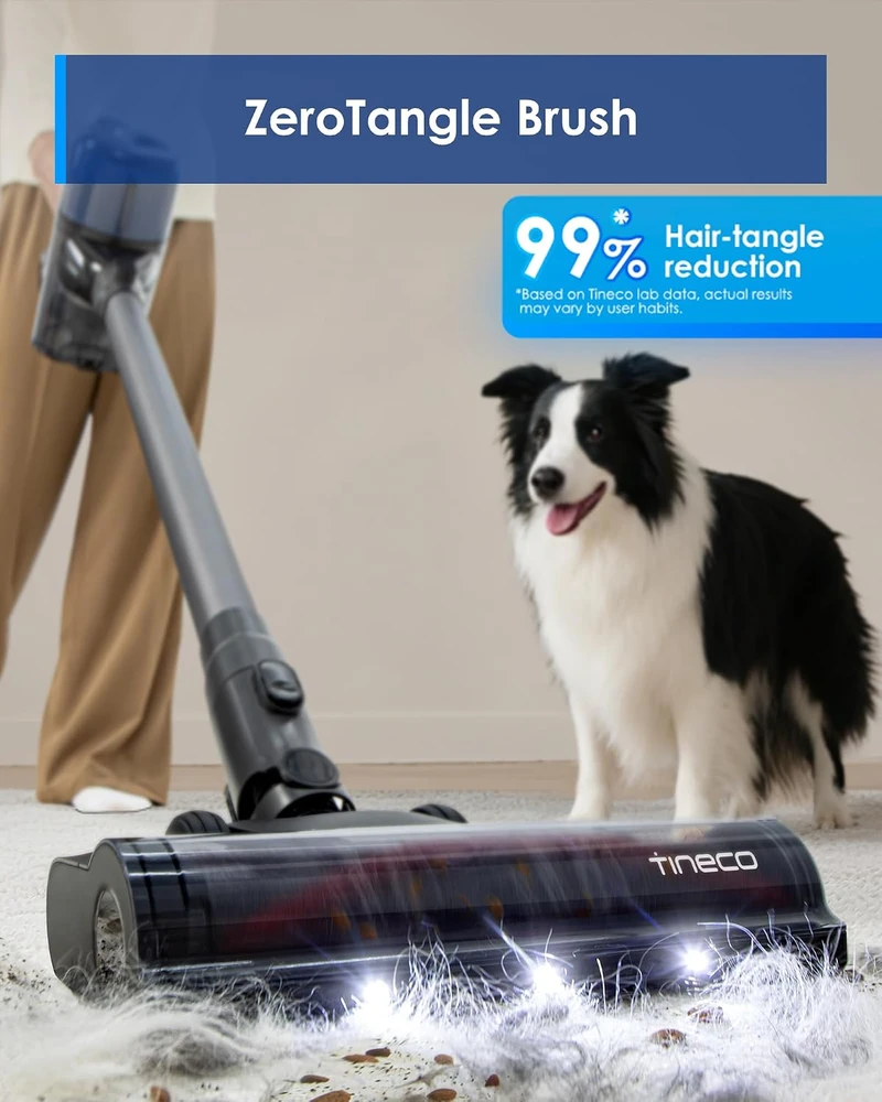 Tineco belaidis dulkių siurblys Pure ONE S30, 150 AW, iki 65 min., ZeroTangle šepetys