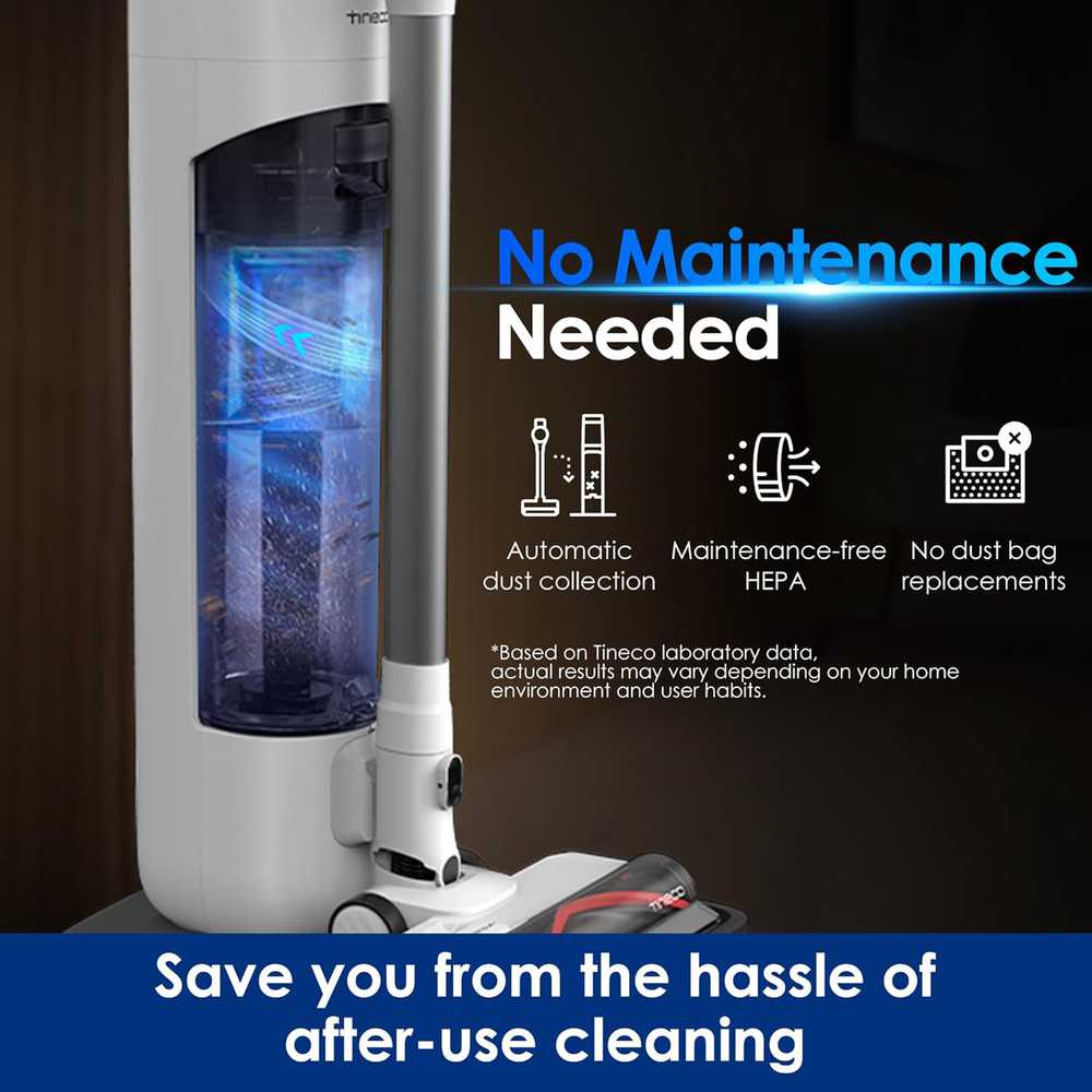 Tineco belaidis dulkių siurblys su savaiminio išvalymo stotele, HEPA filtru, 450 W, Pure ONE Station 5 Plus