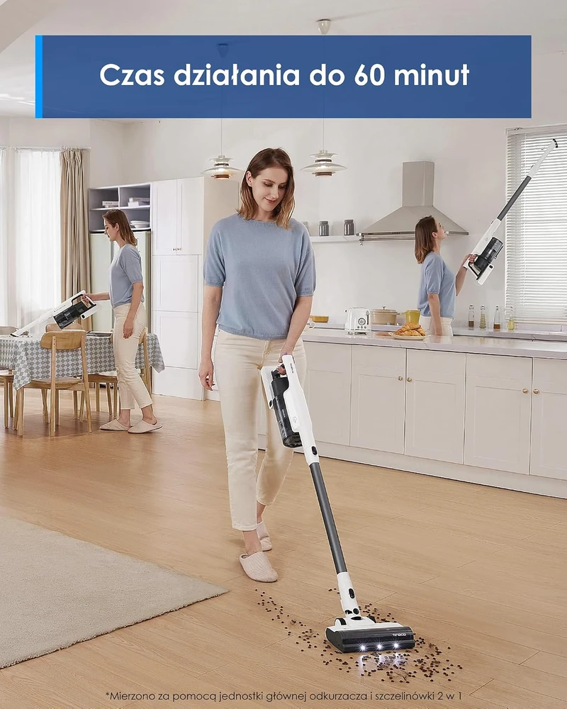 Tineco belaidis vertikalus dulkių siurblys A30S, 160 W, 60 min., 1 l