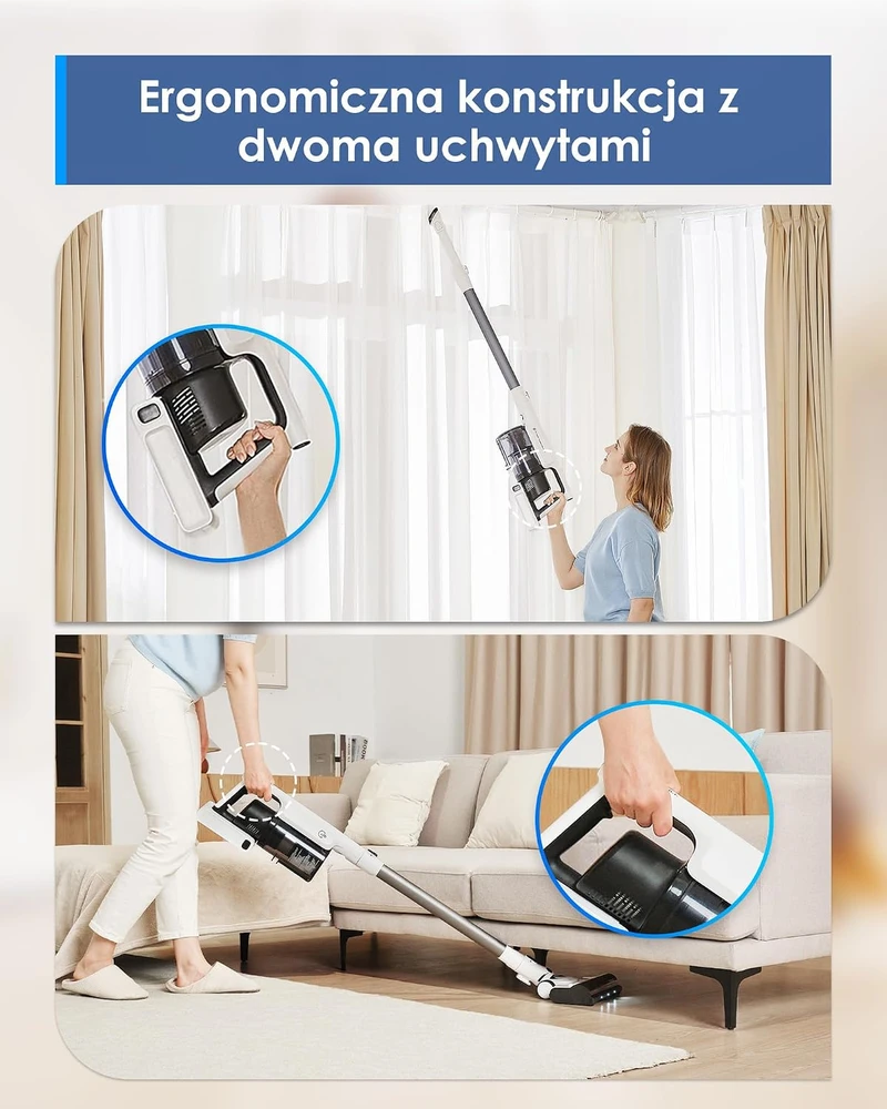 Tineco belaidis vertikalus dulkių siurblys A30S, 160 W, 60 min., 1 l