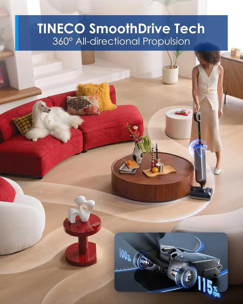 TINECO FLOOR ONE S9 Artist Premium belaidis grindų plovimo prietaisas