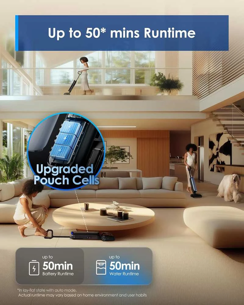 TINECO FLOOR ONE S9 Artist Premium belaidis grindų plovimo prietaisas