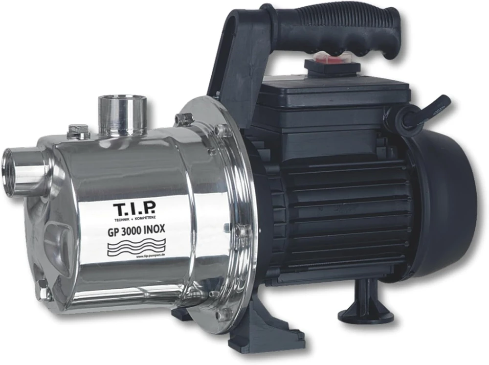 T.I.P. sodo vandens siurblys nerūdijančio plieno korpusu, 550 W, 2950 l/h, GP 3000 INOX