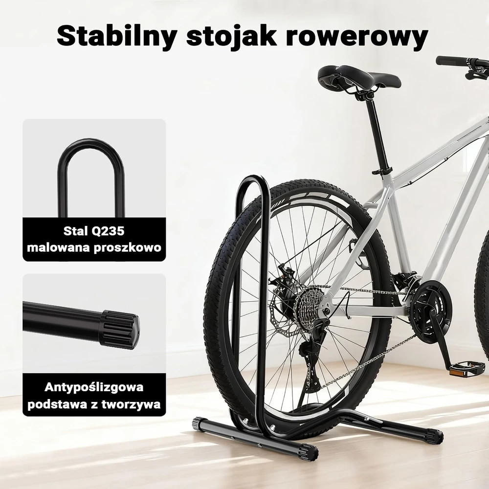 Toboli mobilus dviračio stovas 1 dviračiui, padangoms iki 60 mm, 63865