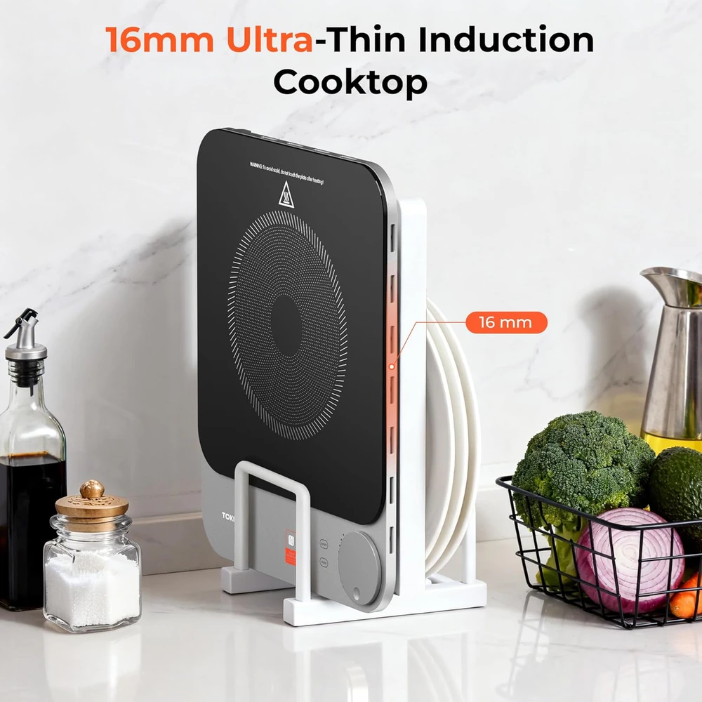 TOKIT indukcinė kaitlentė, 2100 W, vienos zonos, stiklo paviršius, TCL03MCM-6