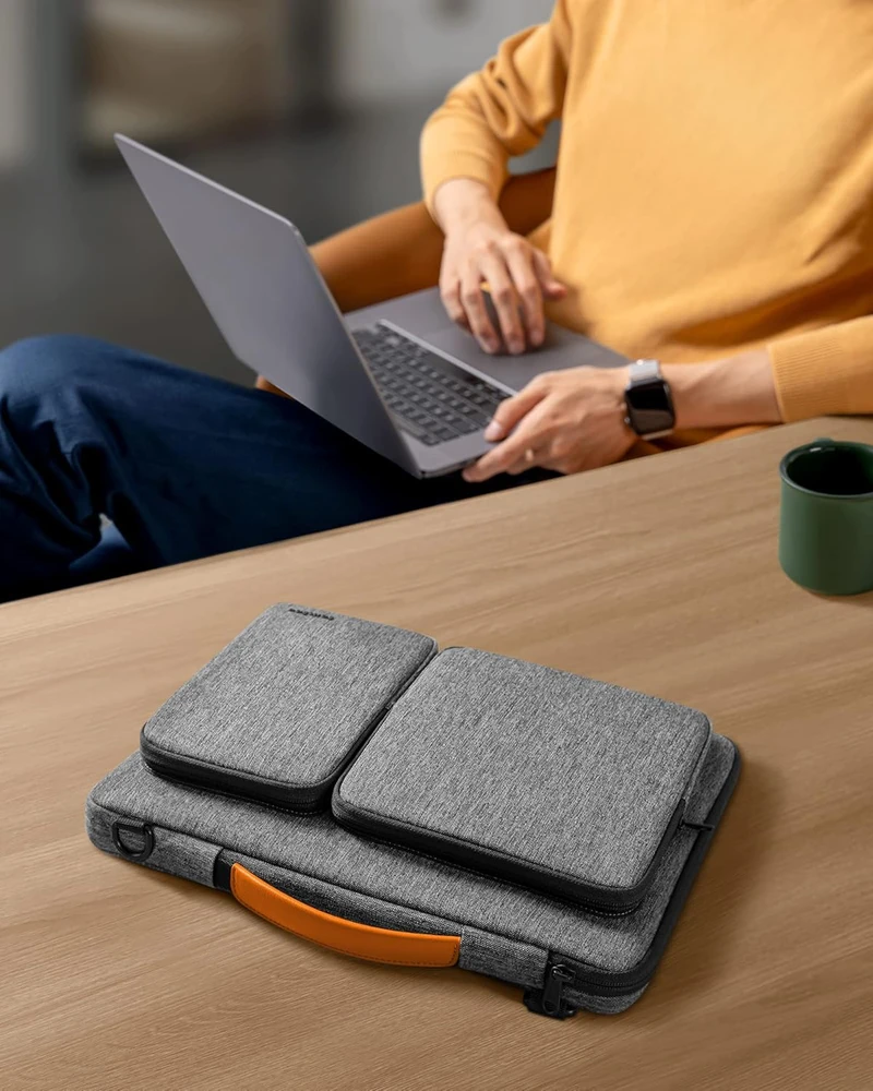 tomtoc kompiuterio krepšys 13 colių MacBook Air/Pro, vandeniui atsparus, paminkštintas, A42C2G3