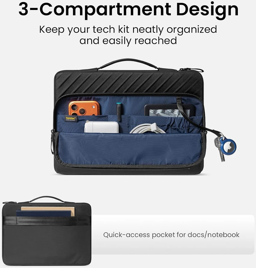 tomtoc nešiojamojo kompiuterio dėklas 13 colių MacBook Air ir Pro A24C2D1