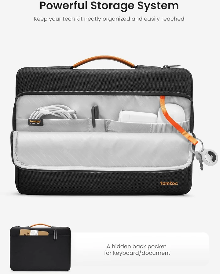 tomtoc nešiojamojo kompiuterio krepšys 14 colių MacBook Pro A14D2D1-DE