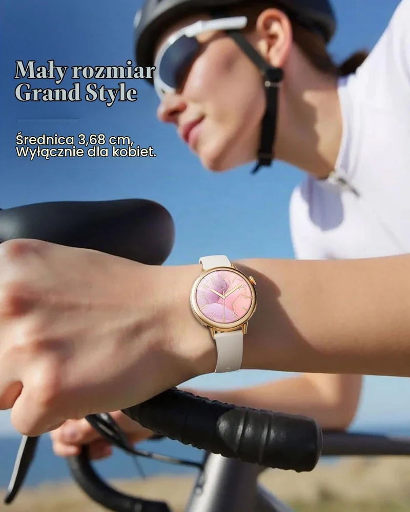 TOOBUR išmanusis laikrodis moterims su 1,1 col. AMOLED ekranu ir Bluetooth DR07