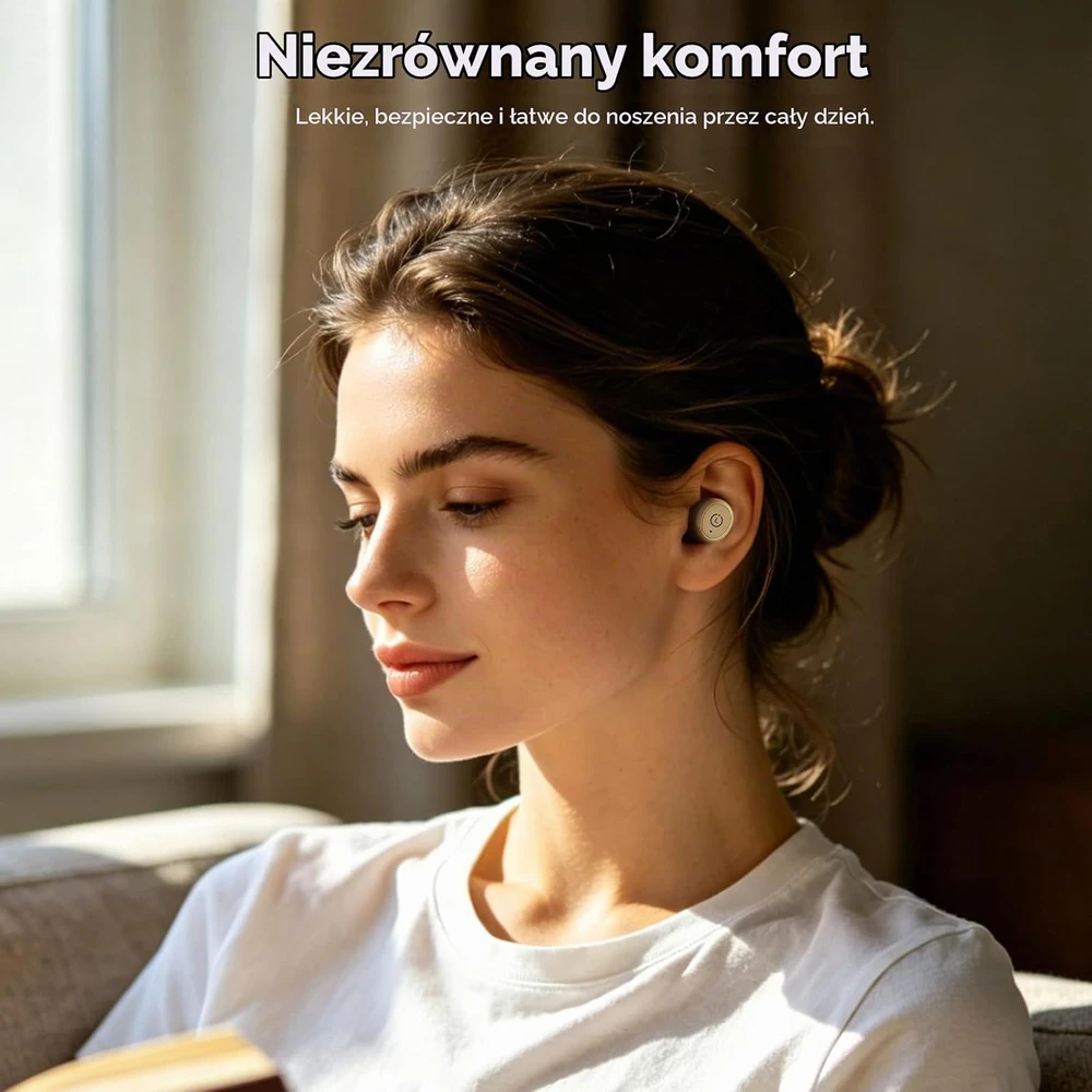 TOZO belaidės į ausis įdedamos Bluetooth 5.3 ausinės, 55 val., IPX8, T10