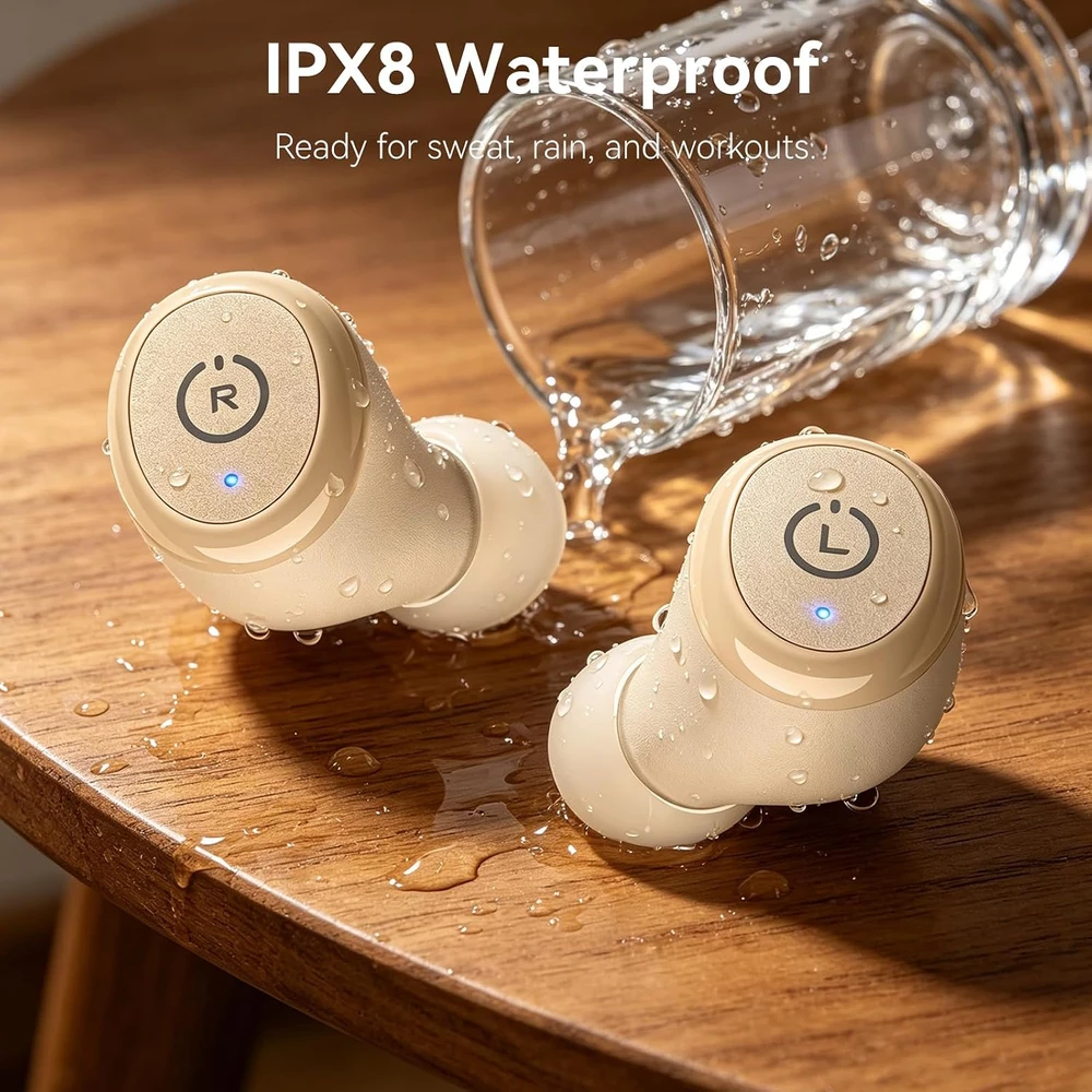 TOZO belaidės į ausis įdedamos Bluetooth 5.3 ausinės, 55 val., IPX8, T10