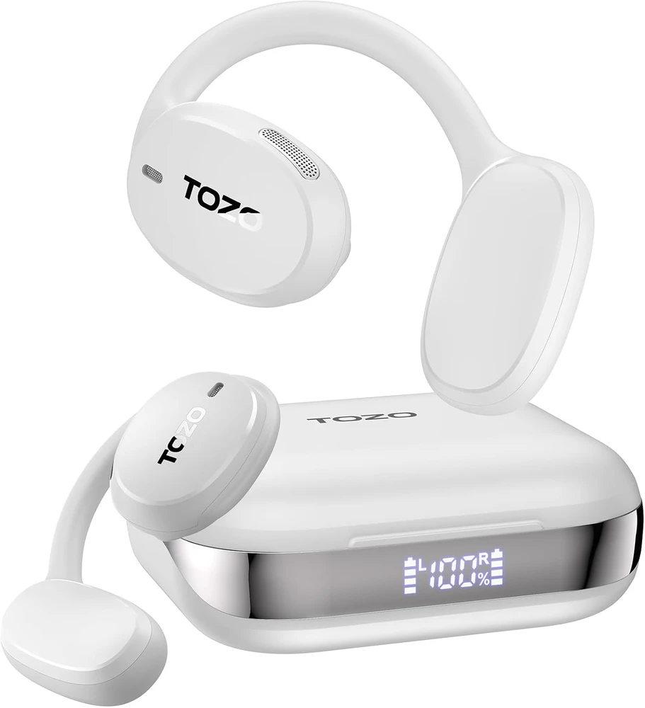 TOZO OpenEgo atviro tipo belaidės Bluetooth 5.3 sportinės ausinės su ENC, T13088