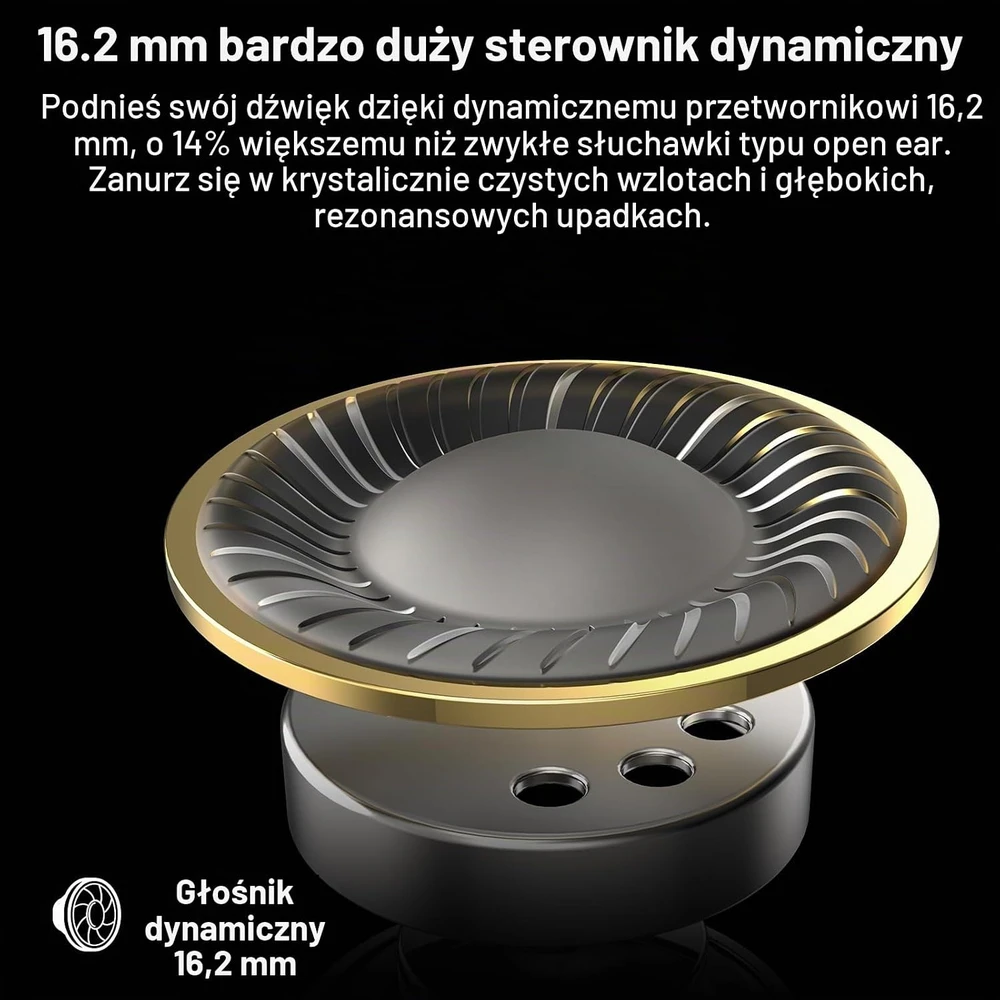 TOZO OpenEgo atviro tipo belaidės Bluetooth 5.3 sportinės ausinės su ENC, T13088