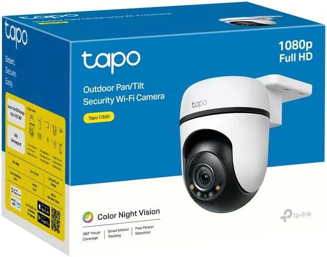 TP-LINK | Pakreipiama/sukama dirbtinio intelekto namų apsaugos „Wi-Fi“ kamera | Tapo C500 | Kupolinė | 2 MP | H.264 | „Micro SD“ kortelė, iki 512 GB