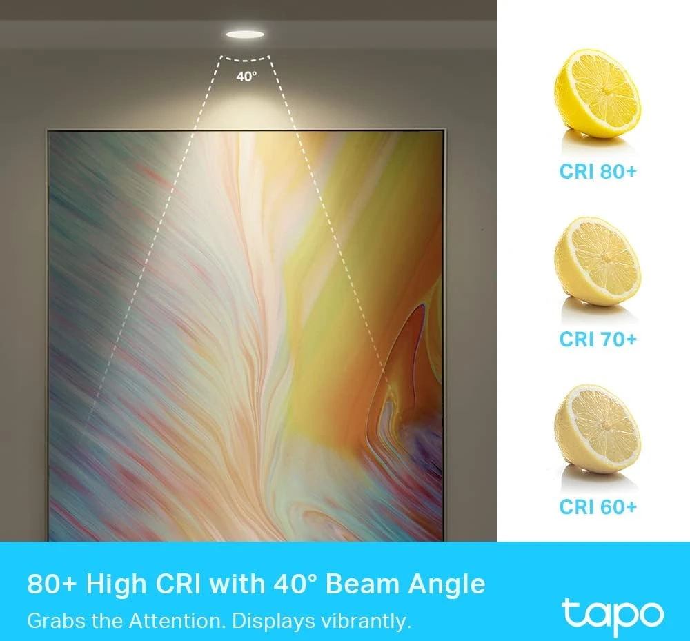 TP-Link Tapo išmaniosios Wi-Fi GU10 RGB LED lemputės, 4 vnt., 3,7 W, Tapo L630