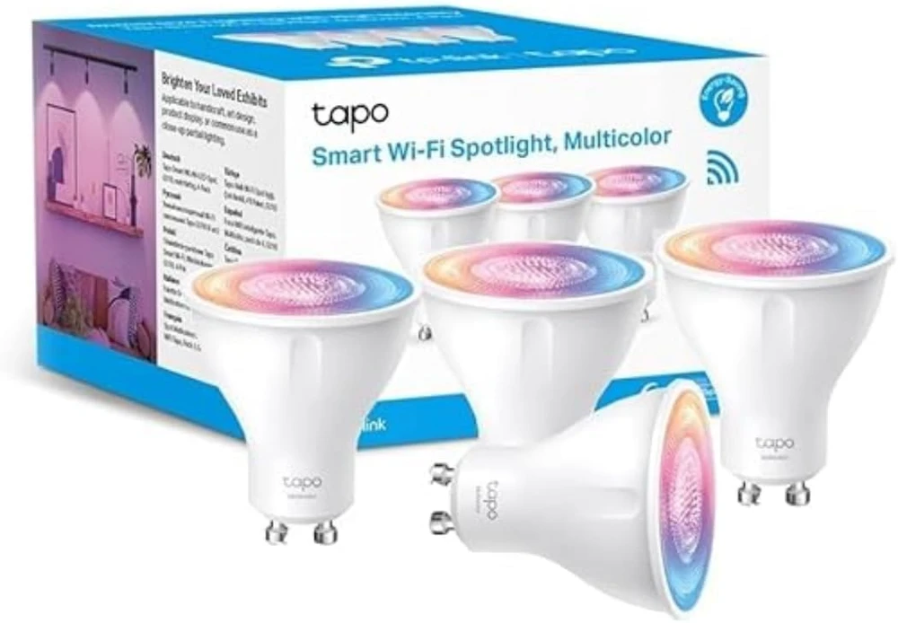 TP-Link Tapo išmaniosios Wi-Fi GU10 RGB LED lemputės, 4 vnt., 3,7 W, Tapo L630