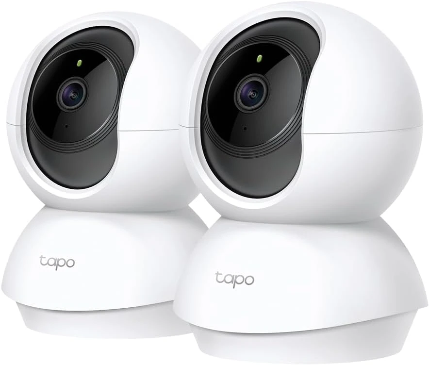 TP-Link Tapo vidaus Wi-Fi kamerų rinkinys C200P2, 1080p, pasukamas 360°, 2 vnt.