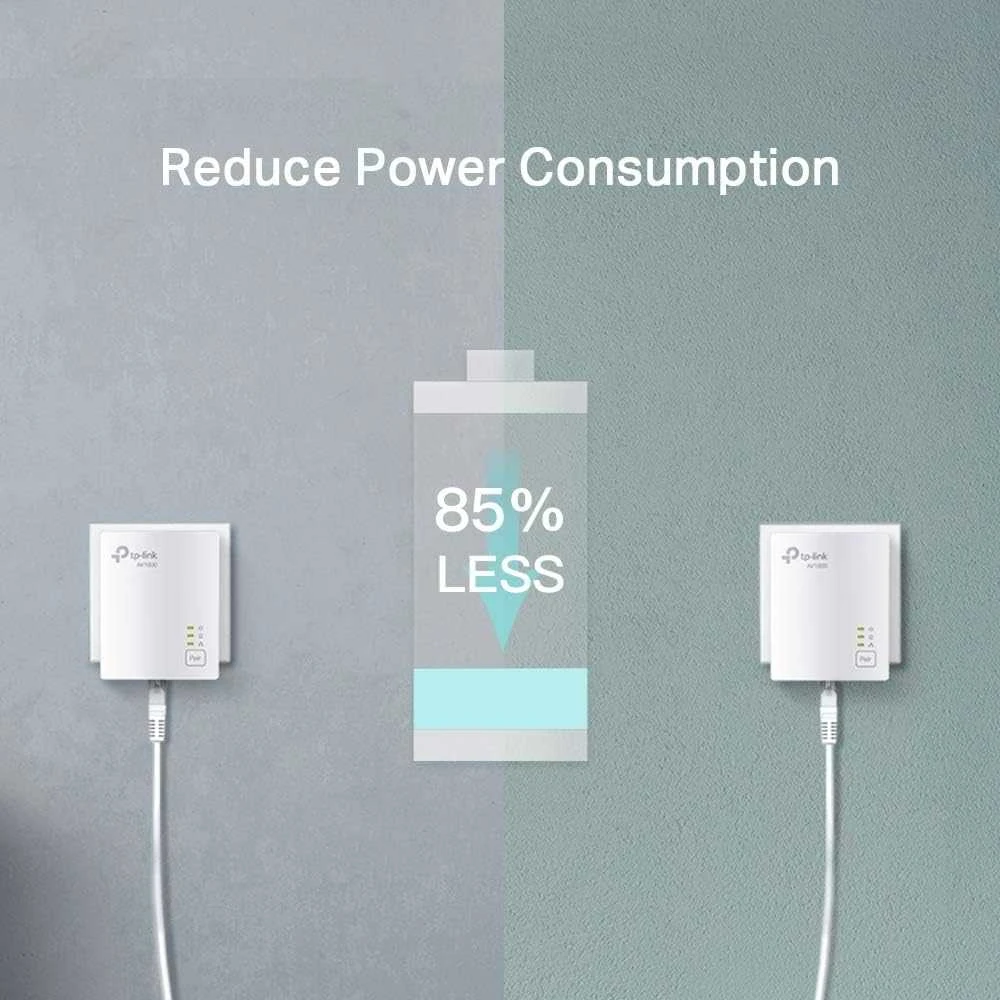 Maršrutizatorius TP-Link TL-PA717 KIT AV1000 powerline tinklo adapterių rinkinys, 1x Gigabit Ethernet