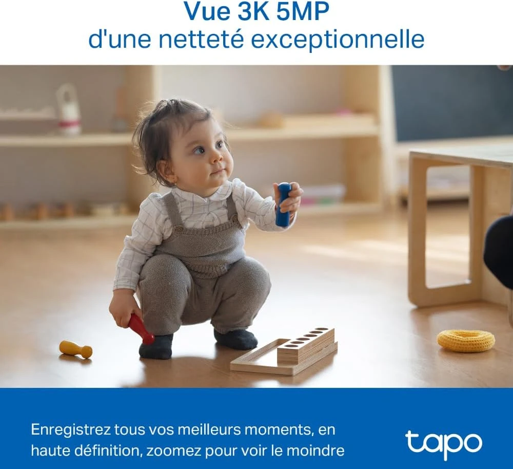 TP-LINK | Pakreipiama/sukama dirbtinio intelekto namų apsaugos „Wi-Fi“ kamera | Tapo C230 | Ant stalo/lubų tvirtinama | 5 MP | 4 mm/F2.0 | H.264 | „Micro SD“, maks. 512 GB