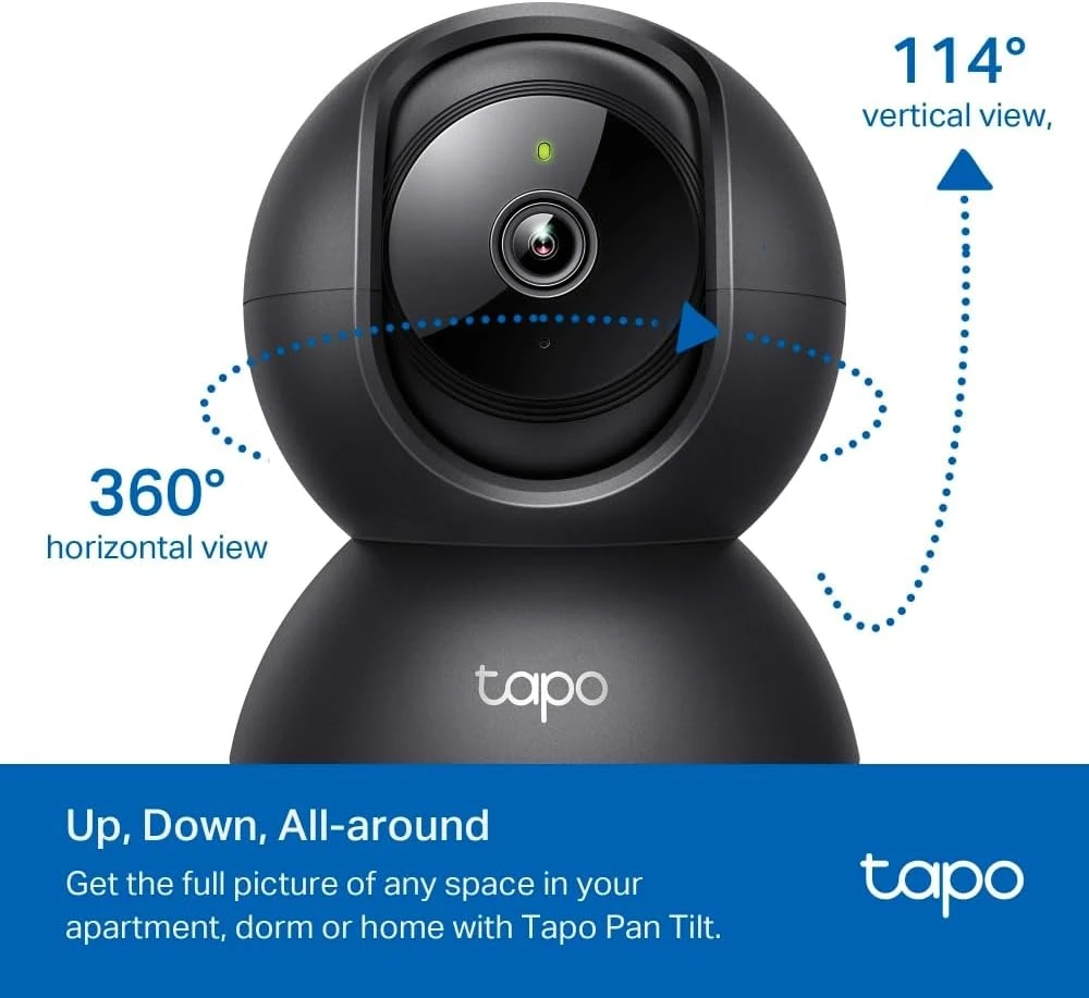 TP-Link Wi-Fi vidaus stebėjimo kamera 1080p su naktiniu matymu Tapo C201