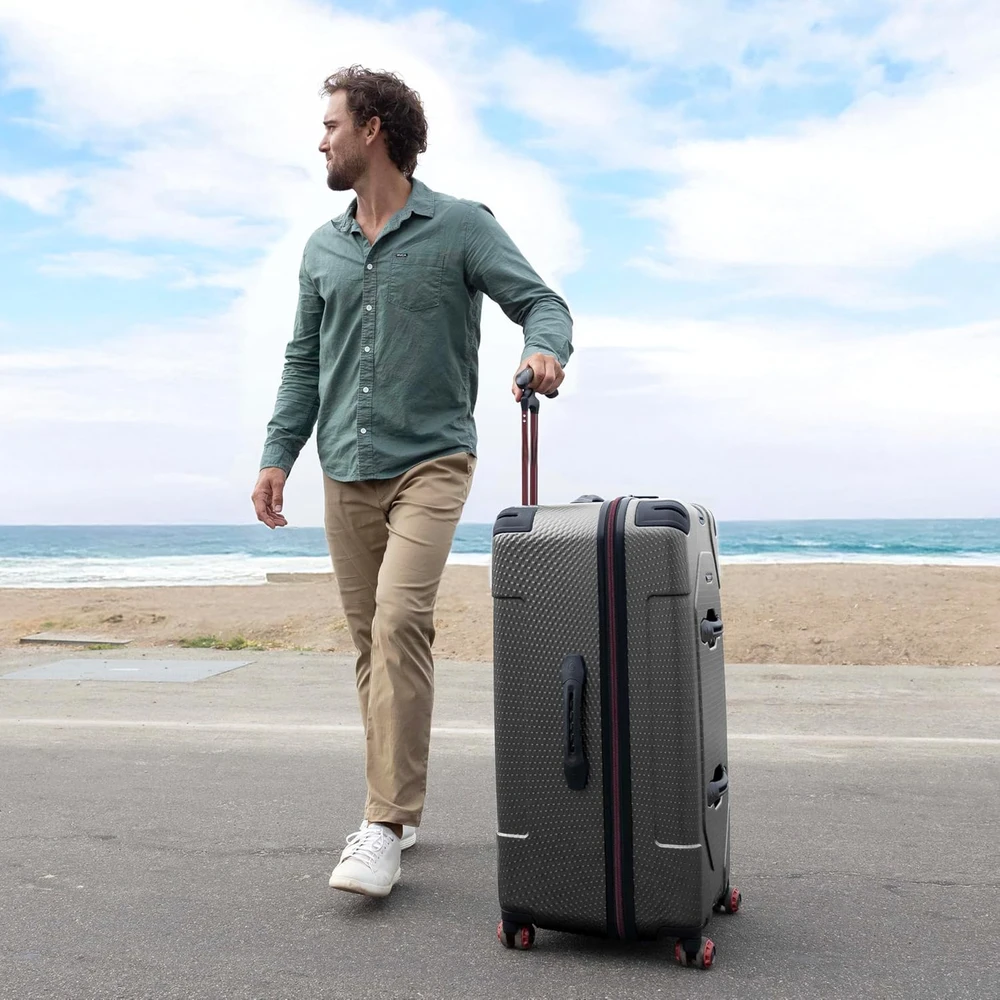 Kelioninis Traveler's Choice 30 colių polikarbonatinis lagaminas su 8 ratukais ir TSA užraktu Maxporter II