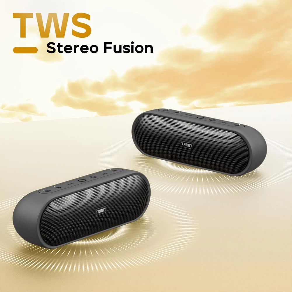 Tribit belaidė nešiojama Bluetooth kolonėlė XSound Plus 2, 30 W, IPX7, 24 val. veikimo laikas