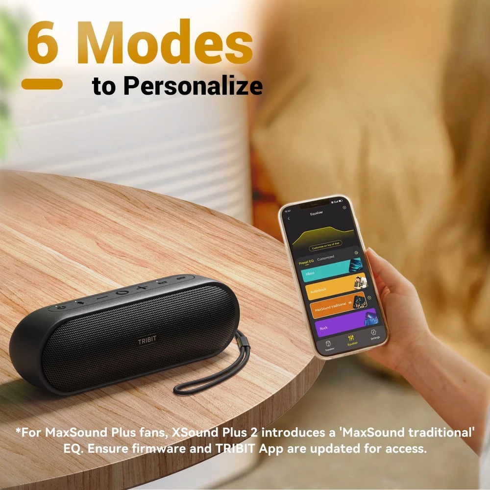 Tribit belaidė nešiojama Bluetooth kolonėlė XSound Plus 2, 30 W, IPX7, 24 val. veikimo laikas